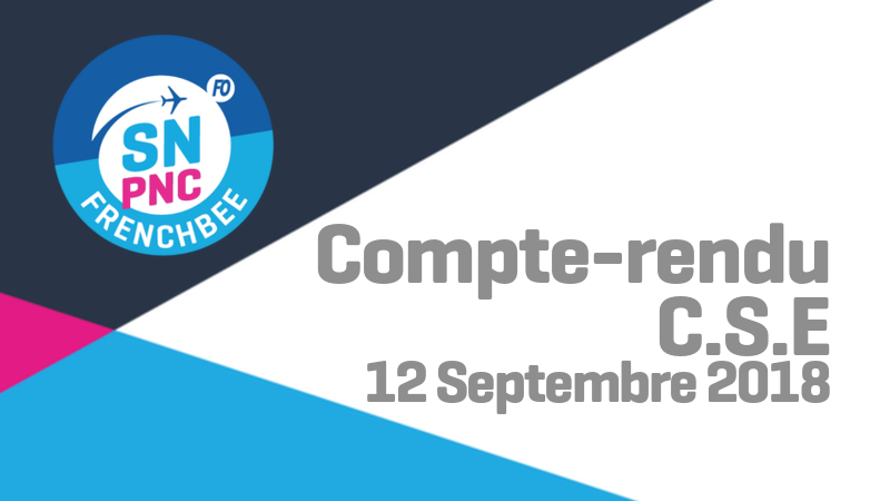 Compte Rendu Cse Du Septembre Snpnc Fo