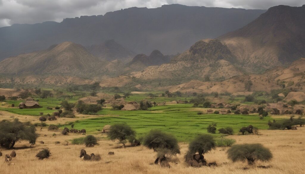 SD landscape of etiopia