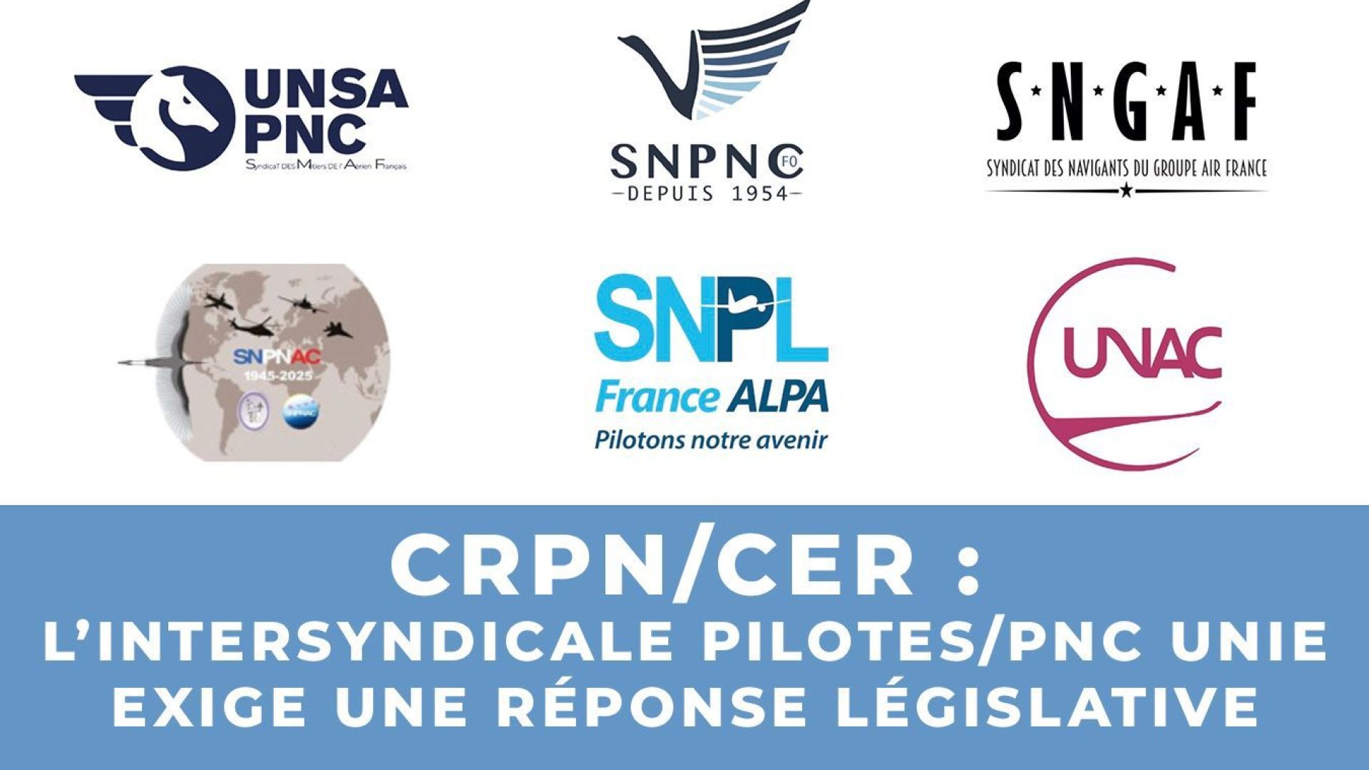 l'intersyndicale exige une réponse législative
